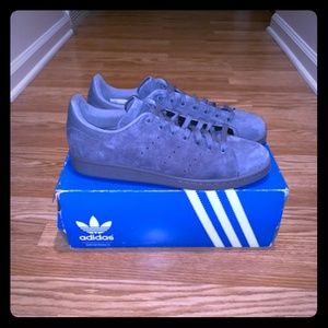Gray Suede Adidas Stan Smith